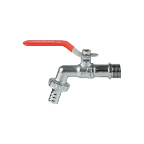 Llave Bola Jardin Roja 1/2” x 3/4” Genebre