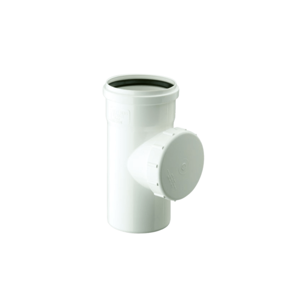 Tee Pvc Blanco 110mm Registro